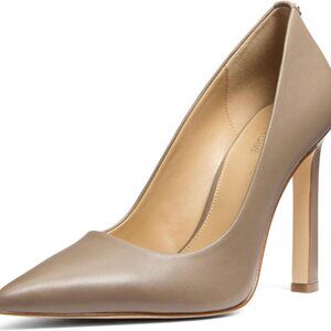 Women's Leather Pumps Birch Size 6 Rubber Sole Slim Stiletto Elegant Shoes